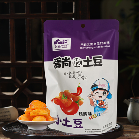 自立袋120g燒烤味小土豆